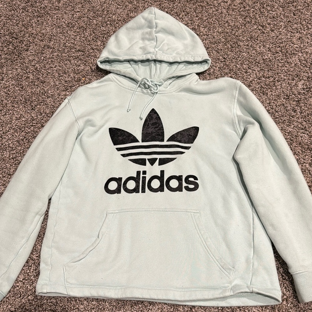 Mint Green Adidas Hoodie